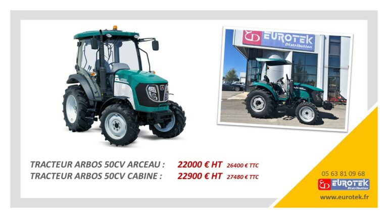 Tracteur Arbos par Eurotek